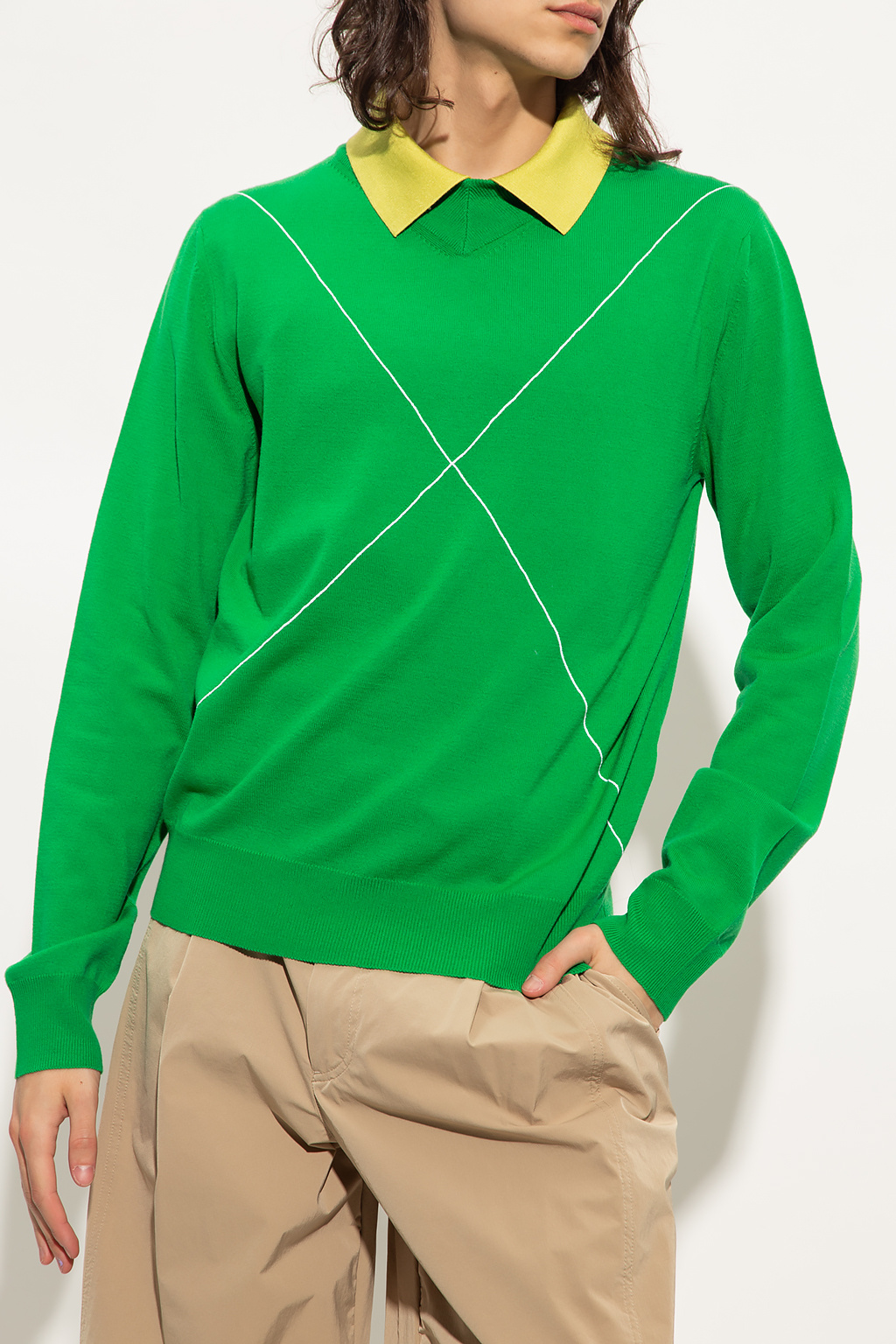 Green Wool sweater Bottega Veneta - IetpShops GB - Bottega Veneta